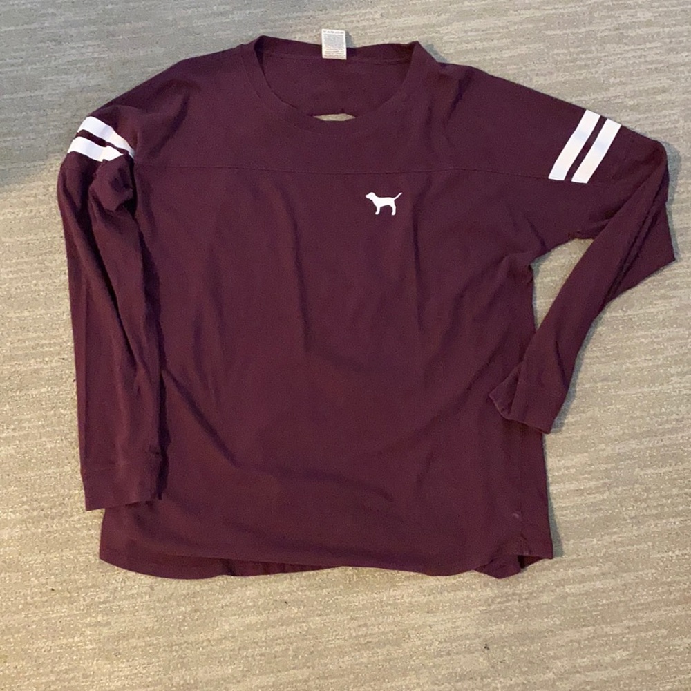 PINK BURGUNDY SHIRT